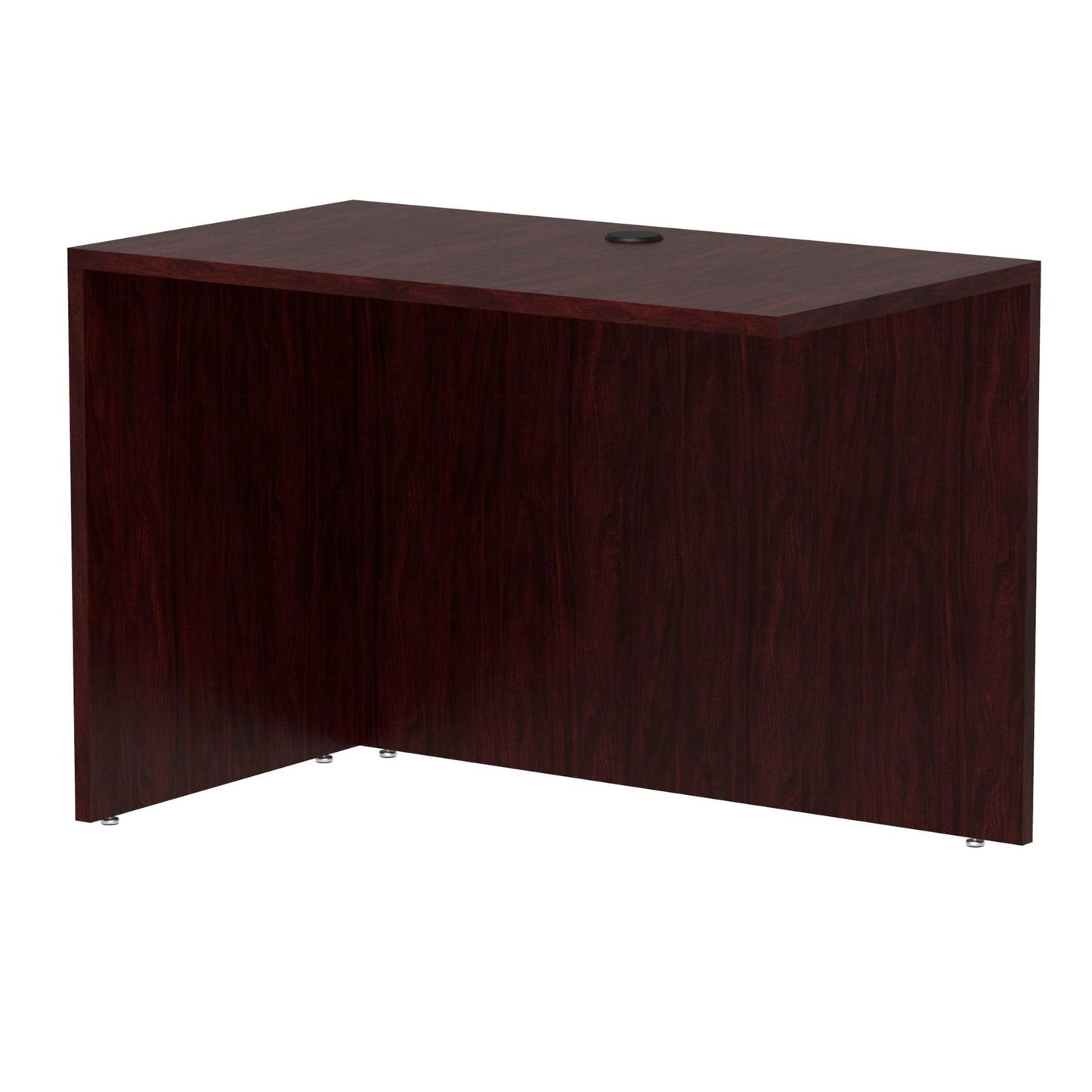 Alera Valencia Series Reversible Return/Bridge Shell, 42 x 23-5/8-Inch, Mahogany