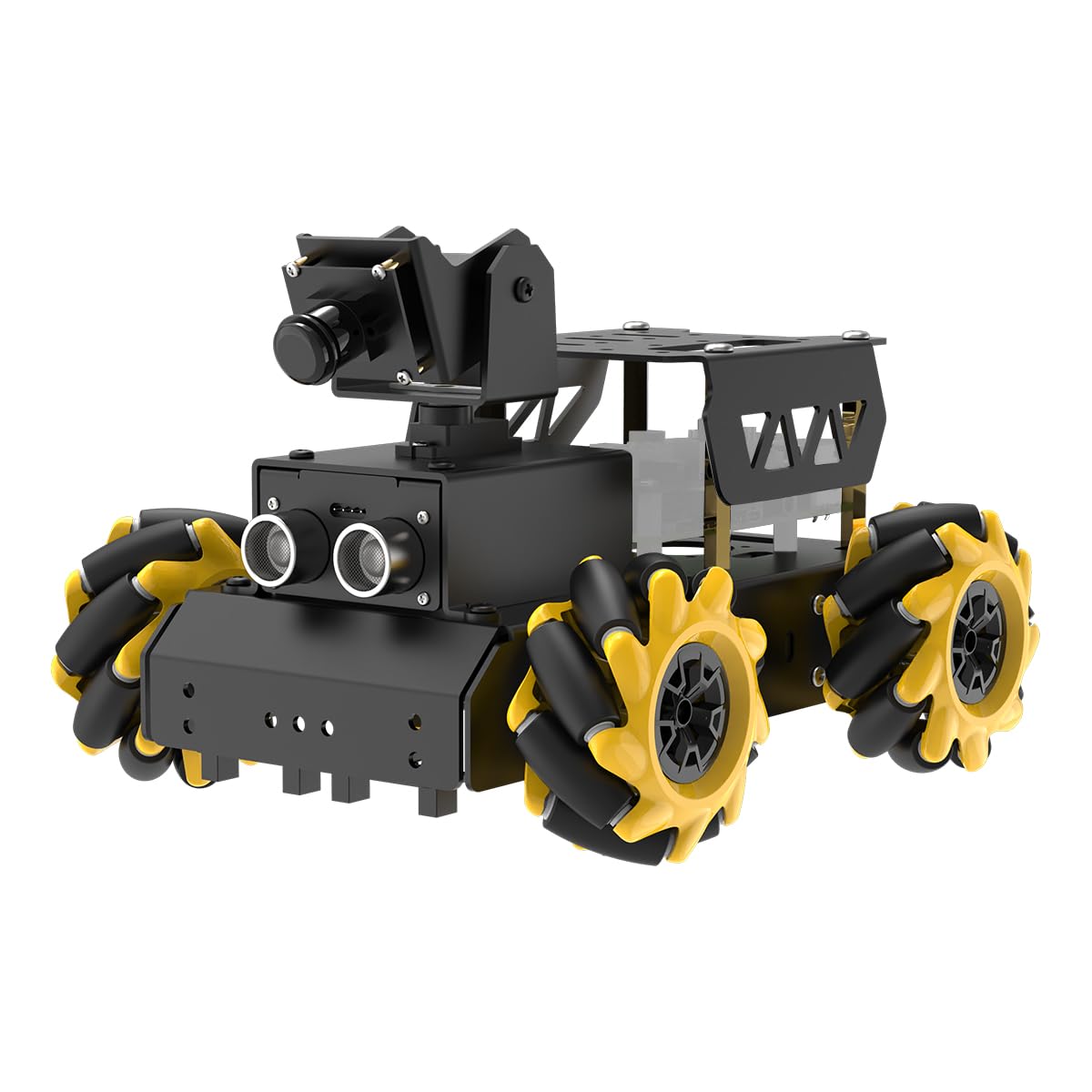 HIWONDER ROS2 Robot Car with ChatGPT Large AI Model Vision & Voice Understanding Python Programming Open Source DIY Robot Kit for Teens, TurboPi Standard Kit & Raspberry Pi 5 2GB