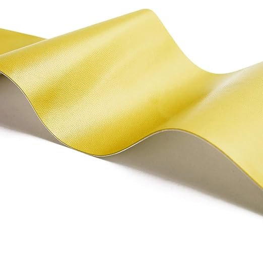 Leather Repair Patch Tape Yellow 3 x 60 inch Self Adhesive Leather Repair Tape