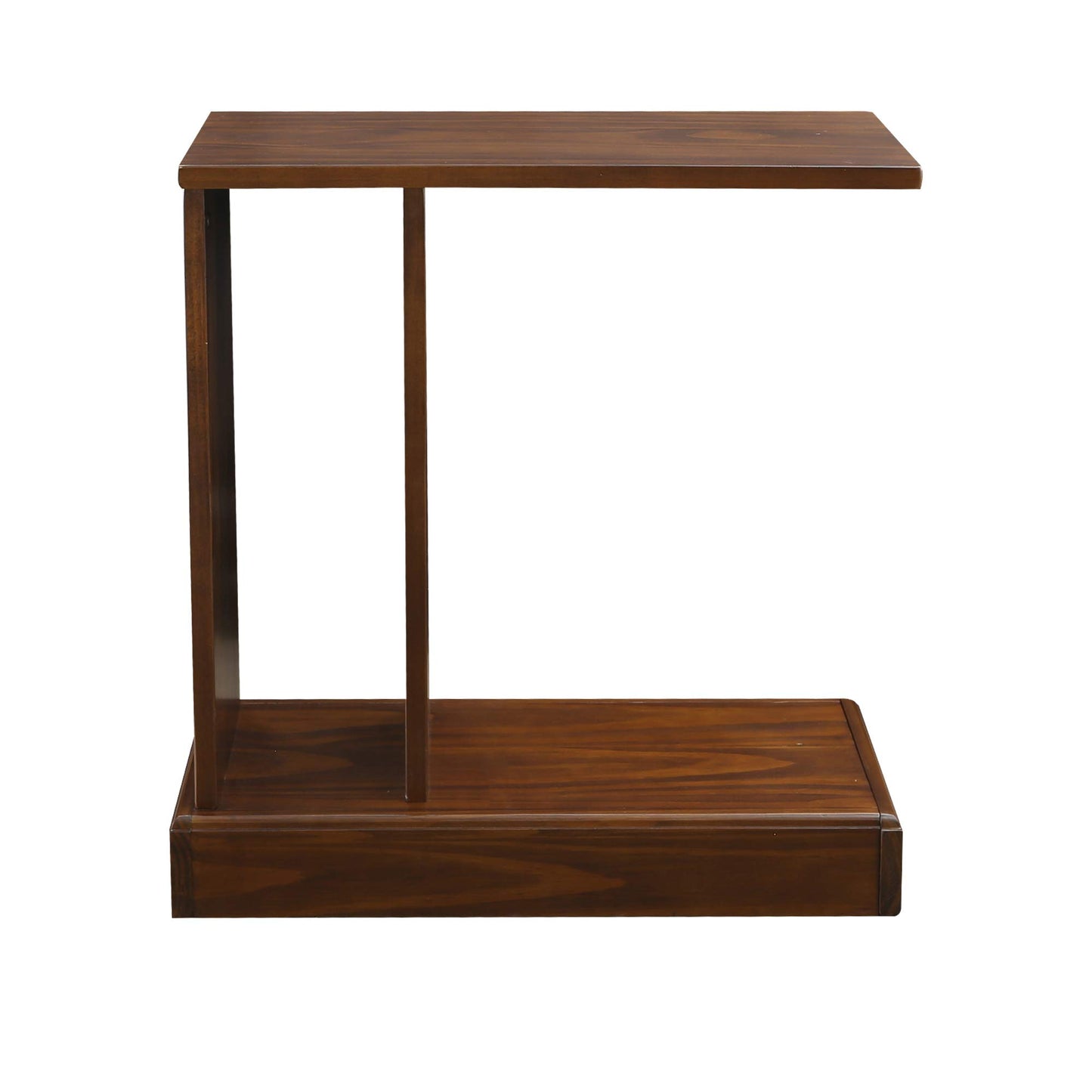 Casual Home Monroe C-Table Drawer, Concealment Furniture, Mocha, 22.75 in x 10 in x 24 in