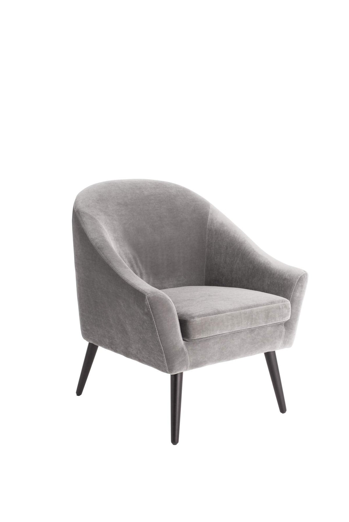 Elle Decor CHR10017A Elle Décor Laurel Accent Chair, Gray