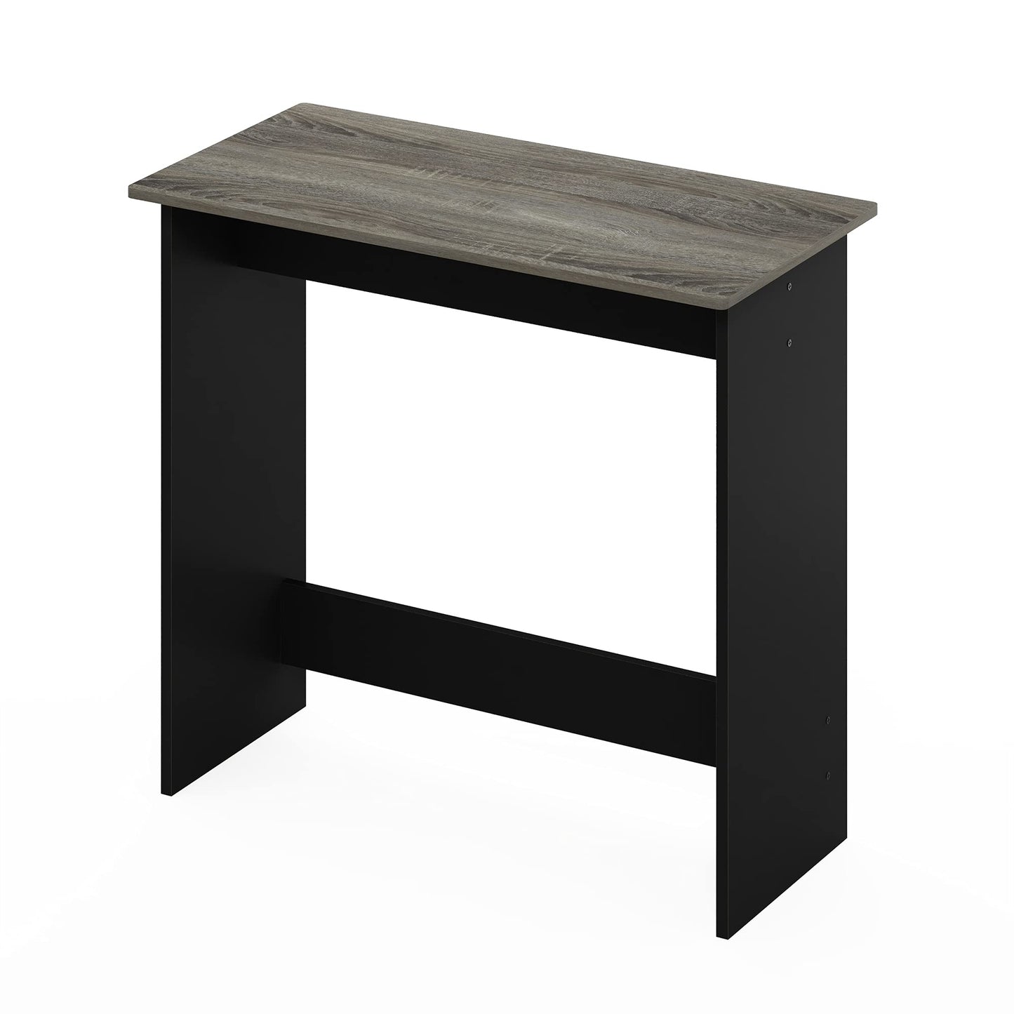 Furinno Simplistic Small Desk, 31.3" Wide Gaming Desk, Rectangular Computer Desk with Rounded Edges, Office Desk for Home Office, Bedroom, Study Room, Dorm, French Oak