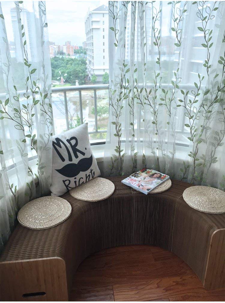 Ihpaper AlienTech Home Furniture Softeating Modern Design Accordin Folding Paper Stool Sofa Chair Kraft Paper Relaxing Foot Stool-Fashion Paper Design, Ideal for School, Kitchen,Living & Dining Room