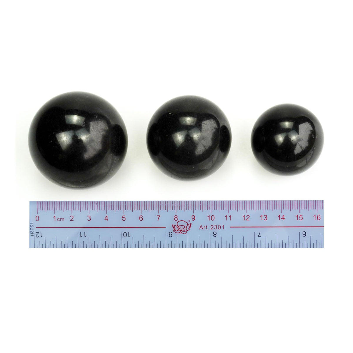 SISAMN Black Tourmaline Crystal Spheres Ball 50-60mm - Healing Crystals Decor for Meditation, Chakra Alignment, Yoga,Gifts Collection - 1.97-2.36 inches