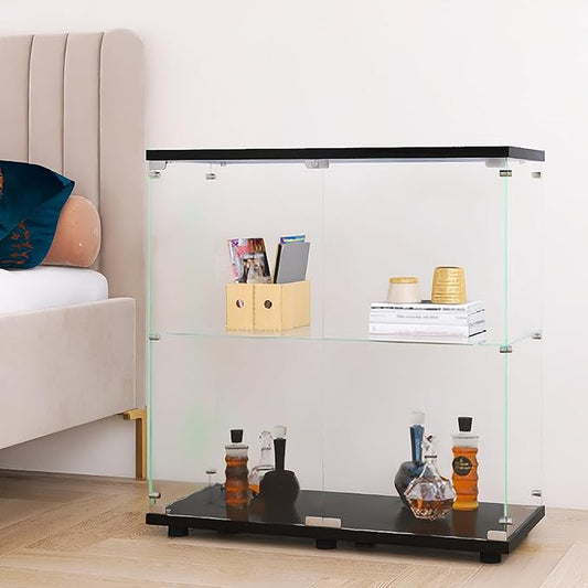 GDJAASJI Glass Display Cabinet