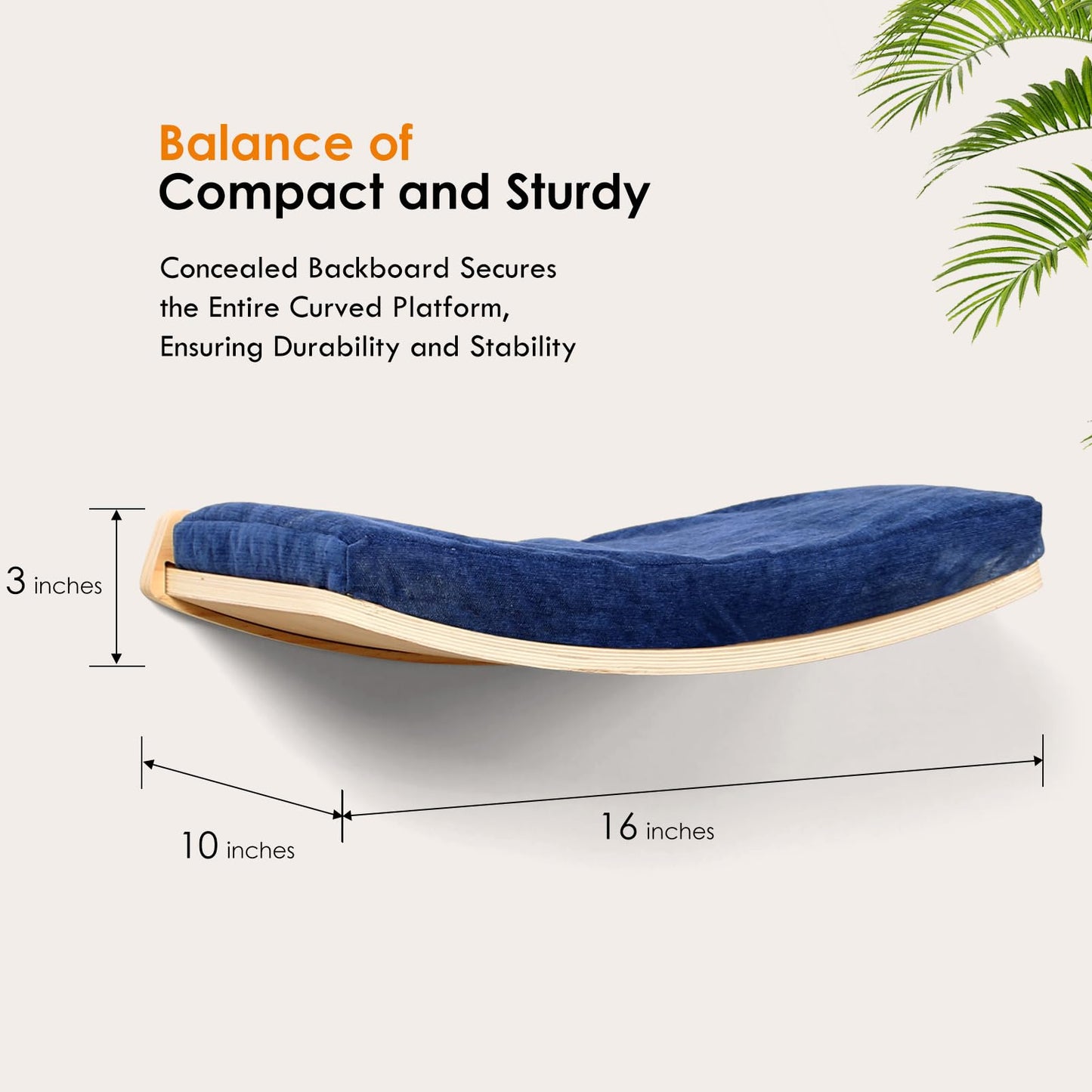 COOLEX Curved Cat Shelves and Perches, Floating Cat Wall Bed with Comfortable Cushion