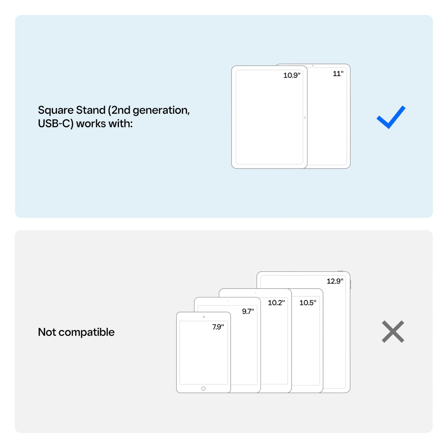 Square Stand for iPad (2nd Generation, USB-C)