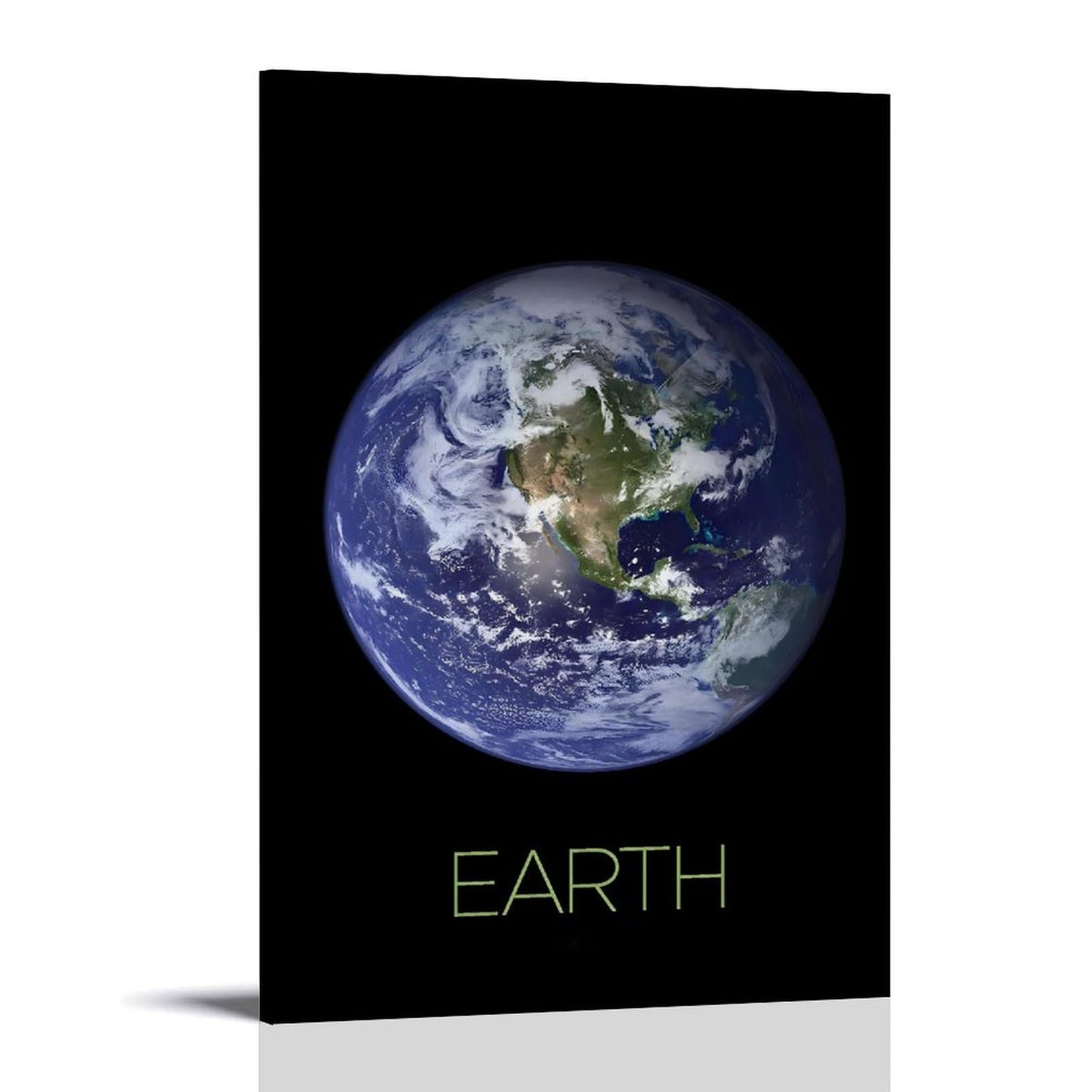 XIAOLOUTINYU Solar System Canvas Wall Art - Mars Planet Space Poster for Kids Room Bedroom Classroom, STEM Educational Astronomy Decor, Science Gift for Boys Girls Teens, 16x24 Inch Unframed