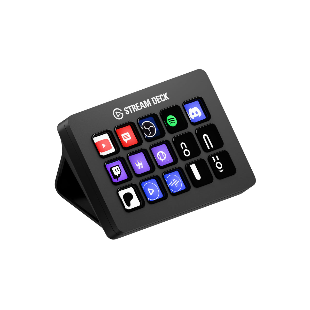 Elgato Stream Deck MK.2 – Studio Controller, 15 macro keys, trigger actions in apps and software like OBS, Twitch, YouTube and more, USB, works with Mac and PC