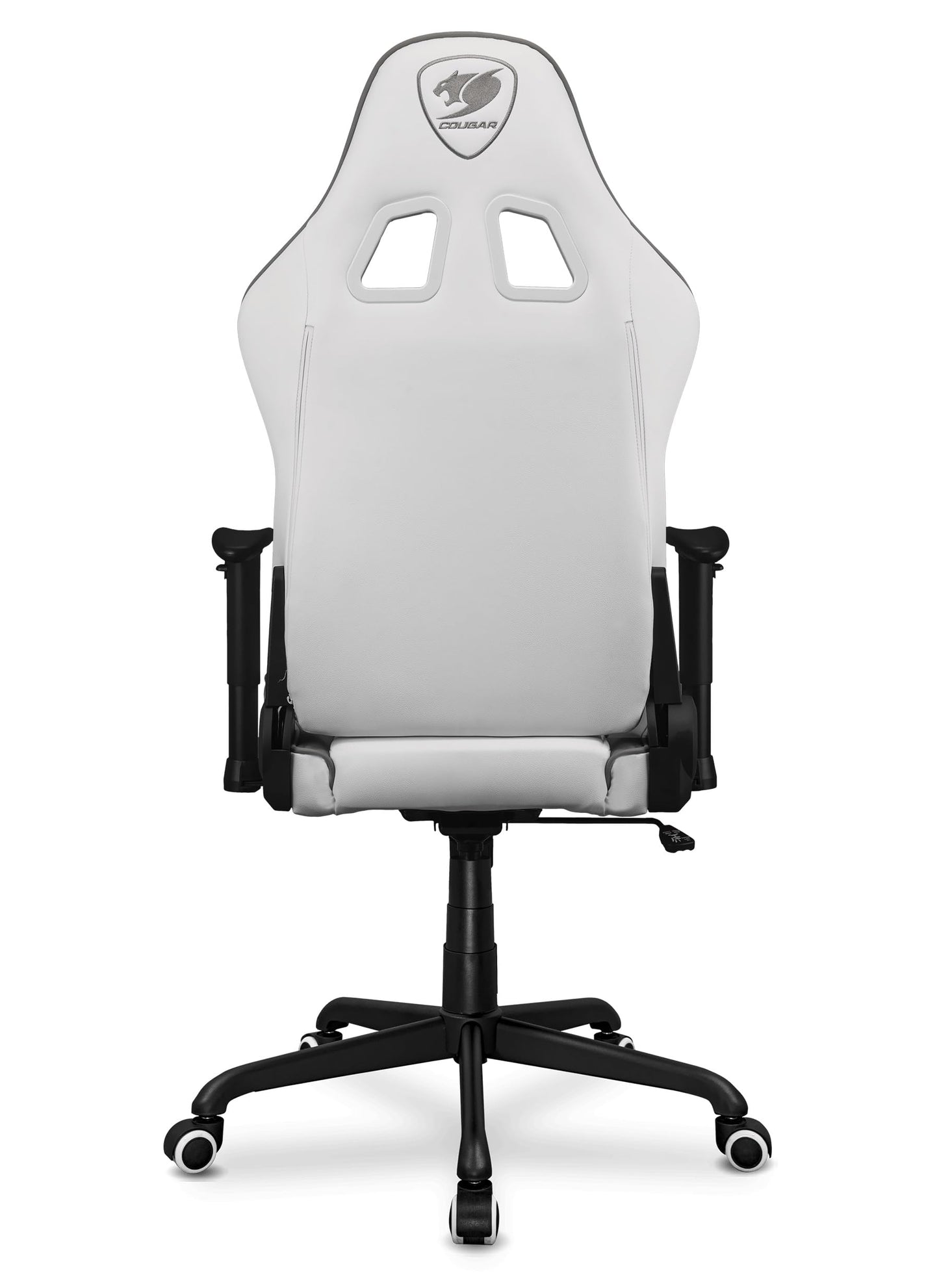 COUGAR Armor Elite White Gaming Chair, with Breathable PVC Leather, Head & Lumbar Pillow, 160º Reclining