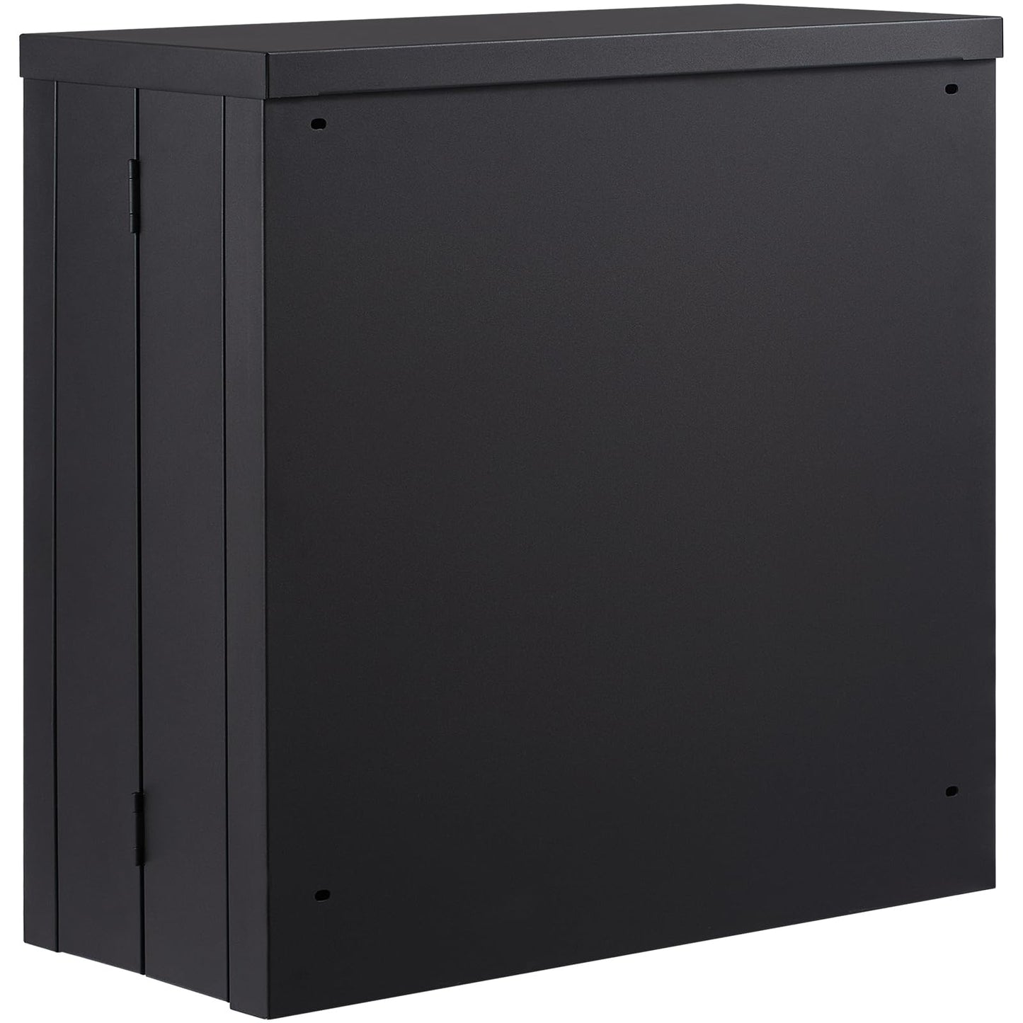 VEVOR Foldable Wall Cabinet, Metal Garage Locker Mounted 26" Small Tool Chest 240 LBS Loading Capacity Adjustable Shelf Magnetic Door File for Warehouse Office Home Black
