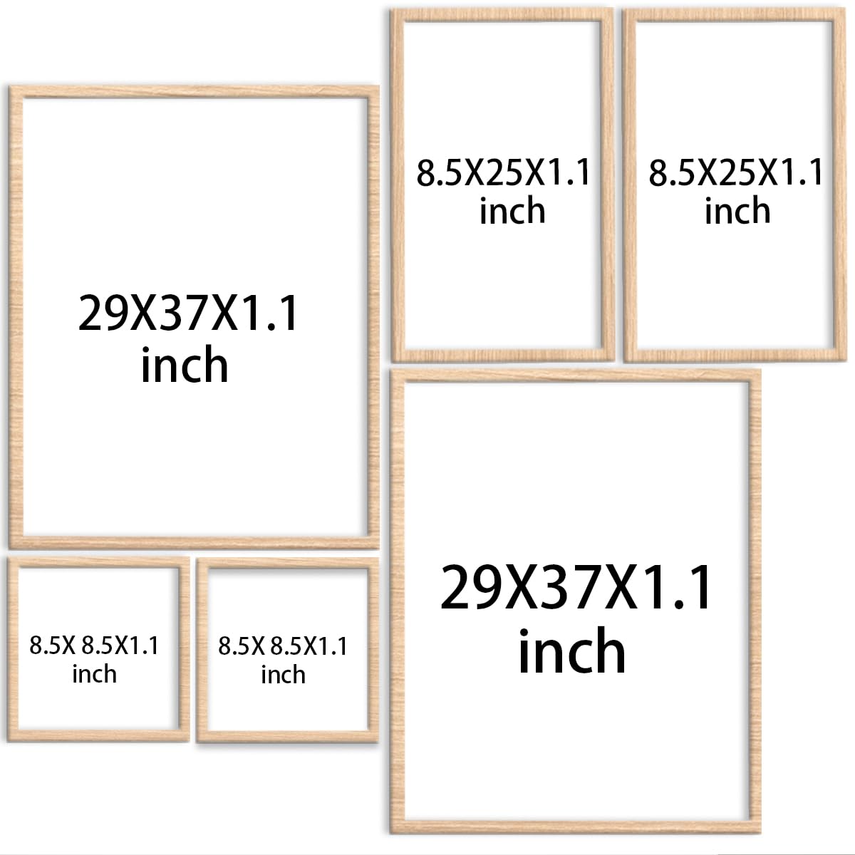 Kids Affirmation Wall Decor,Positive Growth Mindset Wall Art Canvas Frame Poster Print for Kids Bedroom Nursery Classroom Mental Health Psychological Counseling Office Wall Decor,Set of 6