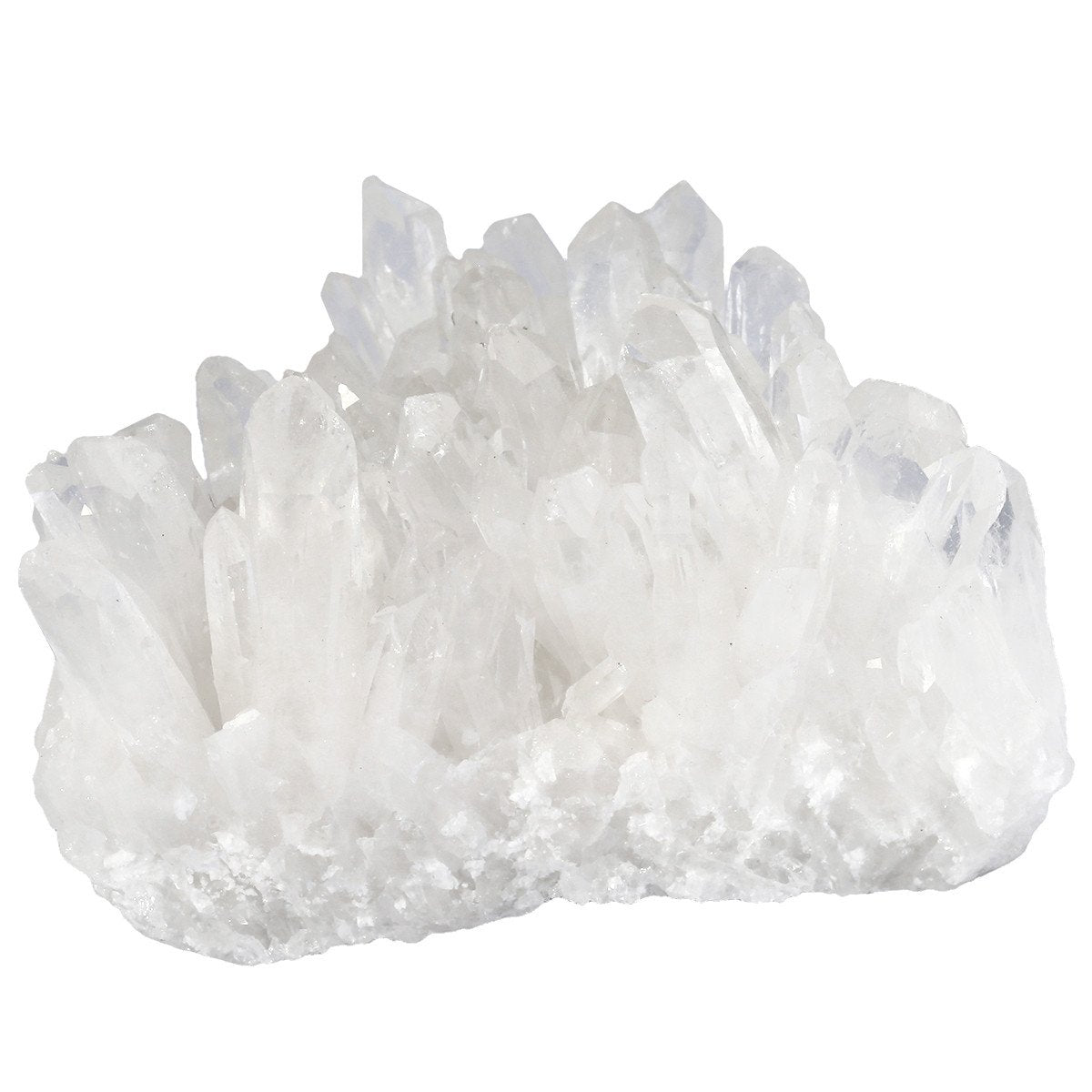 mookaitedecor Natural Clear Quartz Crystal Cluster Mineral Geode Druzy Specimen, 0.55lb-0.88lb