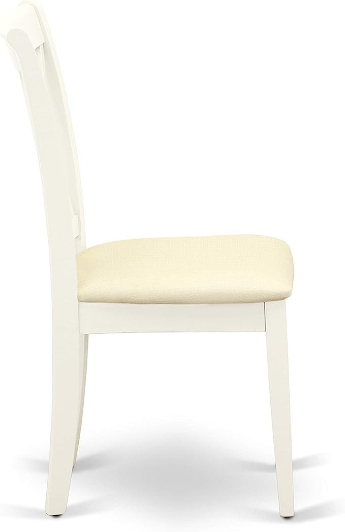 East West Furniture CLC-LWH-C Clarksville Kitchen Dining Chairs