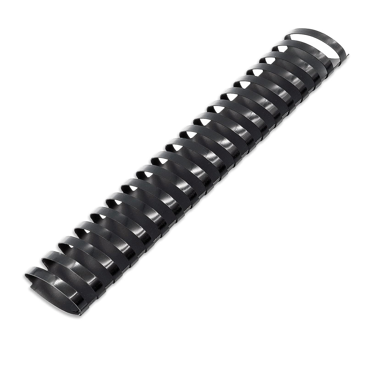 Binditek 10 Pack Plastic Binding Comb Spines, 2 Inch Diameter, 450 Sheet Capacity, 19 Ring, for Letter Size, Black, for Students and Coworkers