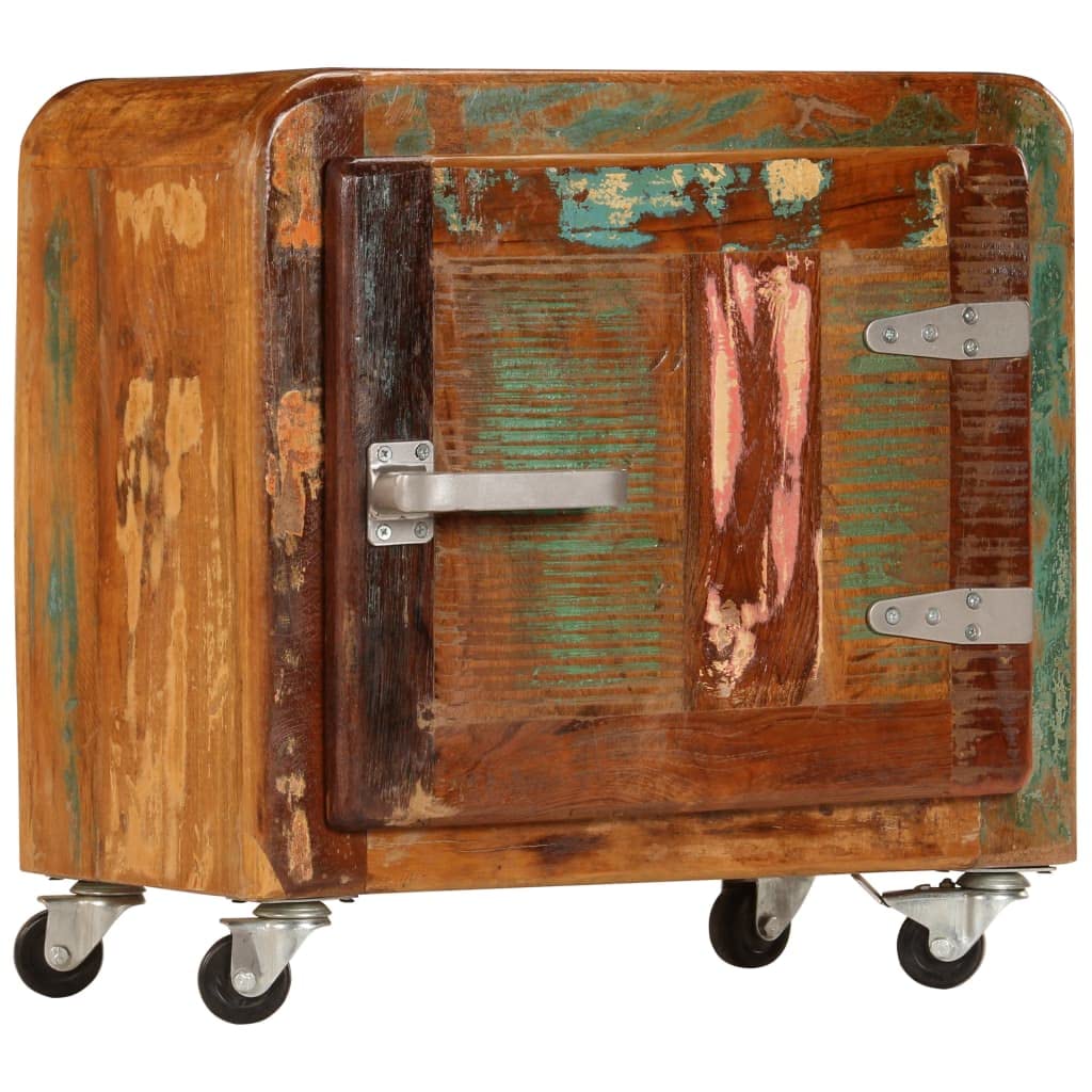 Side tables for living room Side tables for bedroom Bedroom storage Side tables for sofa Small tables for farmhouse Side tables for storage Bedside Cabinet 19.7"x11.8"x19.7" Solid Reclaimed Wood