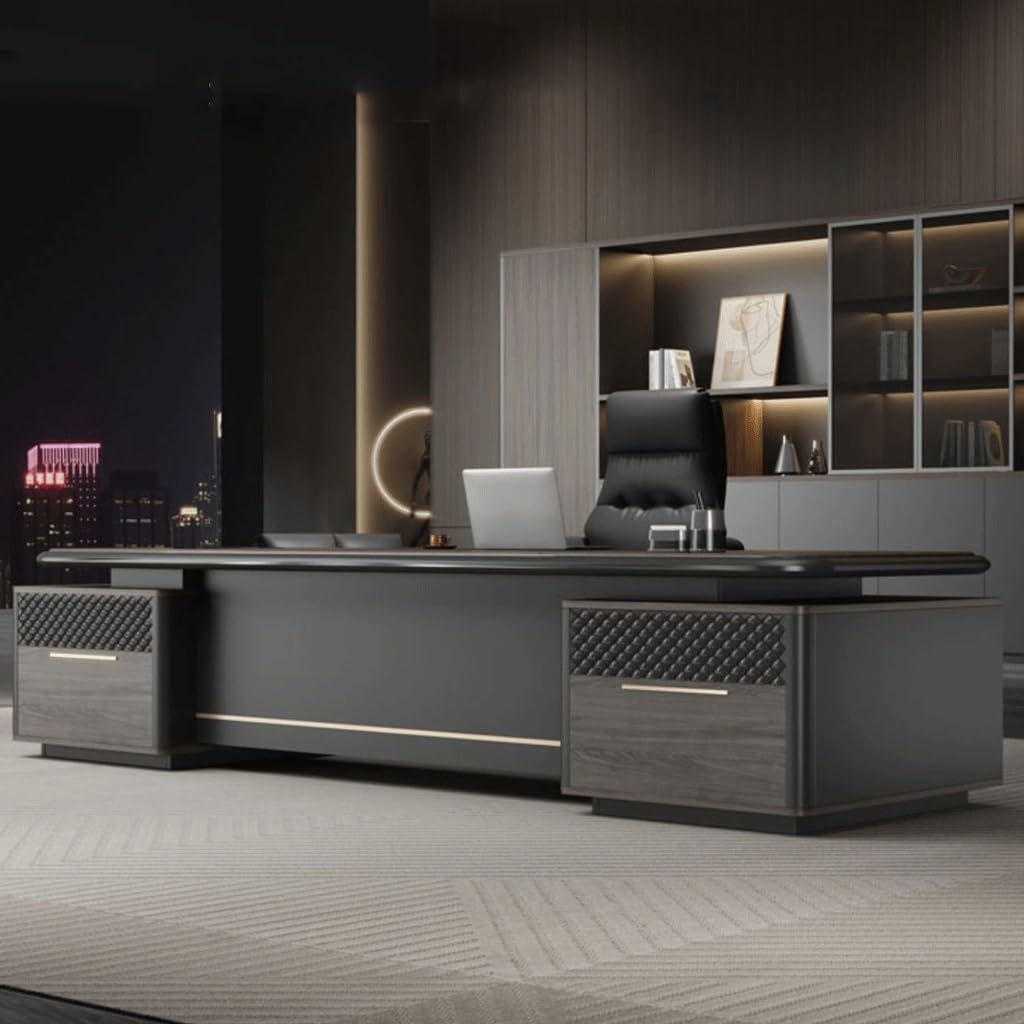 ZUZUZ Computer Desk Modern CEO Desk Furniture Boss Light Luxury Office Manager