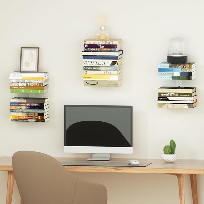 Mefirt Invisible Floating Bookshelves