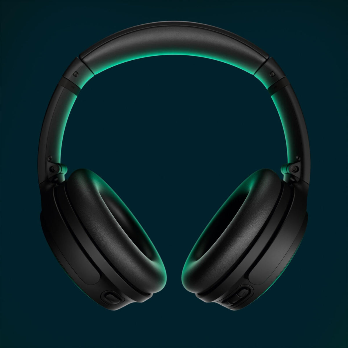 Bose QuietComfort Headphones - Wireless Bluetooth Headphones, Active Over Ear Noise Cancelling and Mic, USB-C Charging, Deep Bass, Up to 24 Hours of Playtime, Black