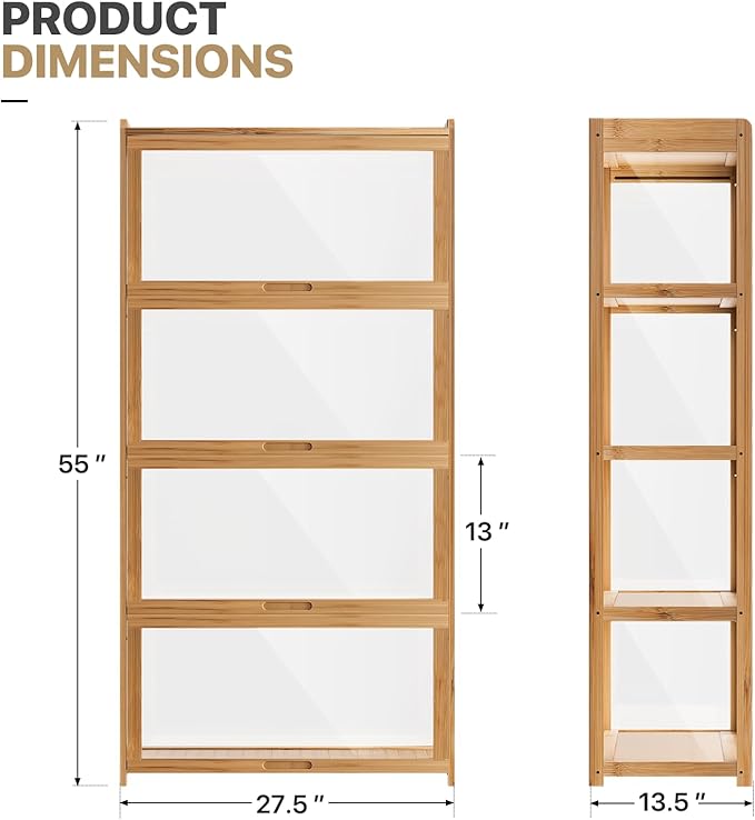 MoNiBloom 55" Curio Display Cabinet