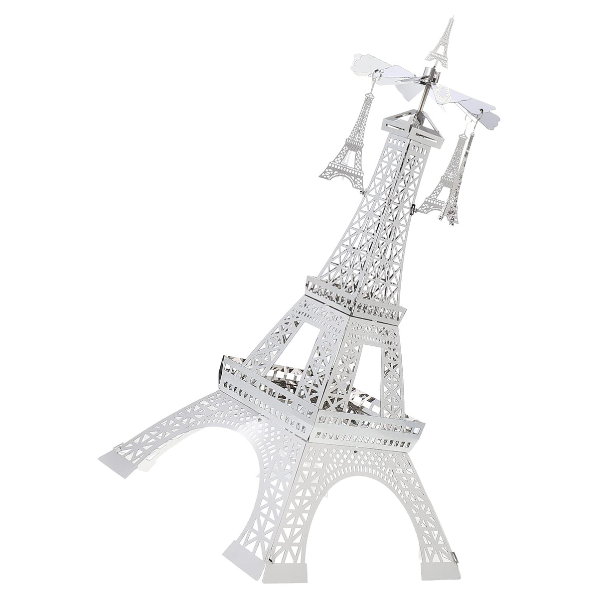 Uonlytech 1pc Rotating Eiffel Tower Candle Holder Elegant Metal Candlestick Table Decor for Home Weddings and Special Occasions Unique Romantic Centerpiece