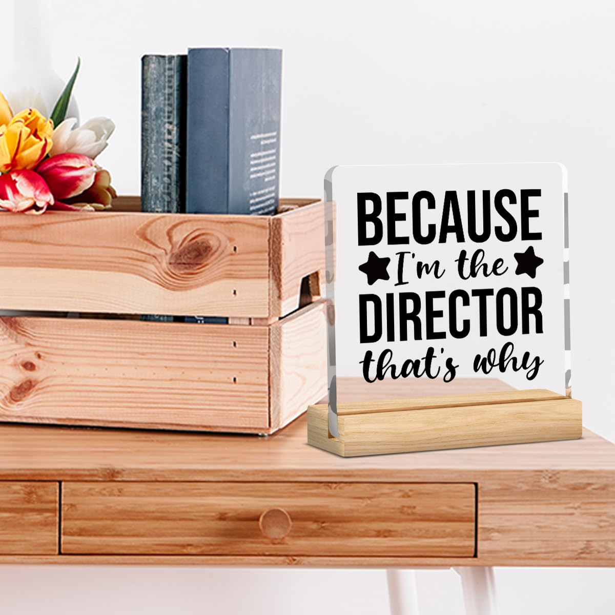 Director Gifts, Theatre Activity Director Gifts, Gifts for Director Filmmaker Day, Drama Gift Office Home Desk Shelf Decor Acrylic Sign