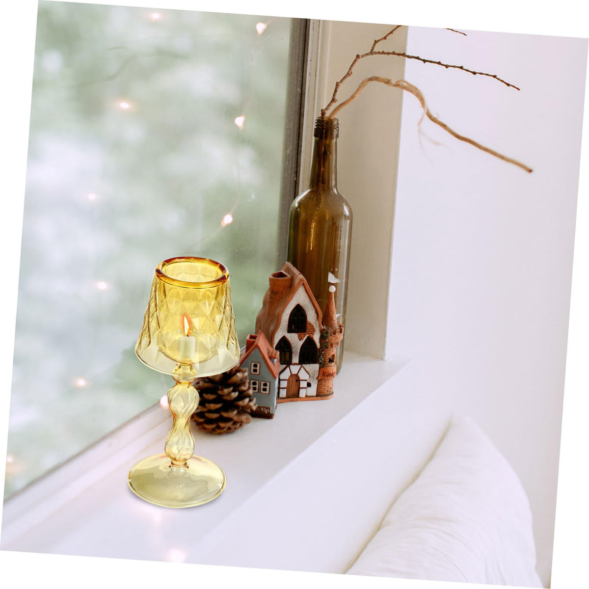 Elegant Candleholder Luxury Decorative Stand for Room for Bedroom Office