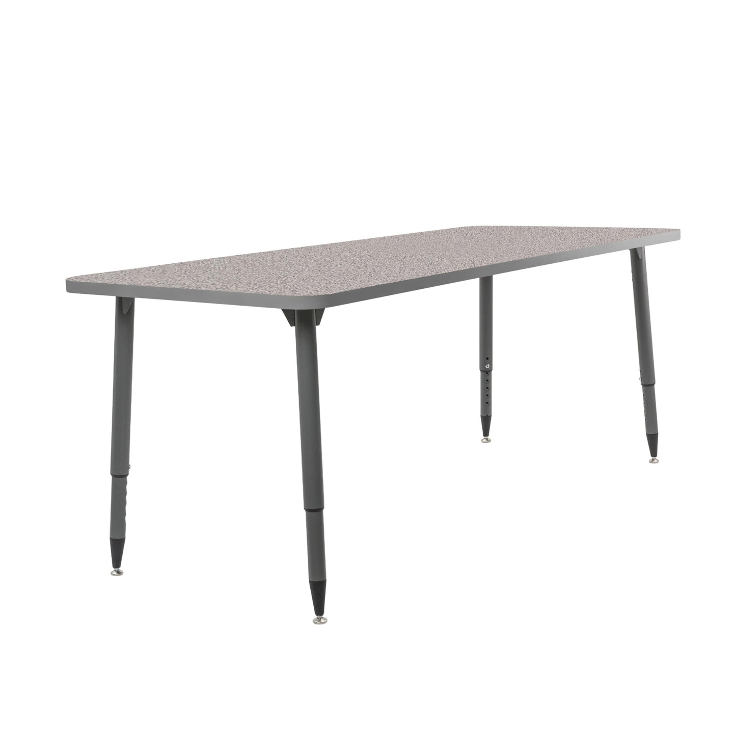 Adapte Commercial Classroom Activity Table - 30" x 72" Rectangle, ADA Compliant Tapered Legs with Glides & Casters, Adjustable Height 22-34" Wheelchair Accessible, School & Office Furniture