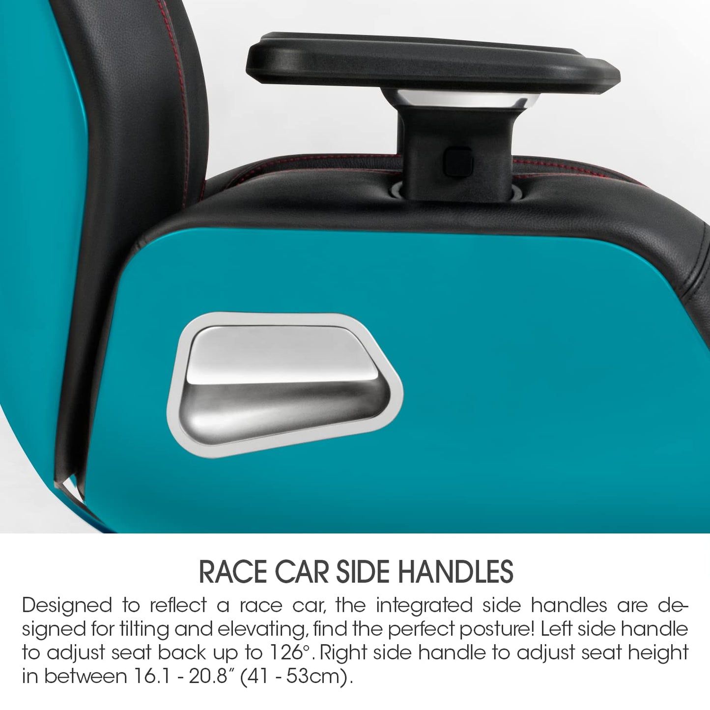 Thermaltake Argent E700 Real Leather Gaming Chair (Ocean Blue) Design by Studio F∙A∙Porsche, GGC-ARG-BLLFDL-01
