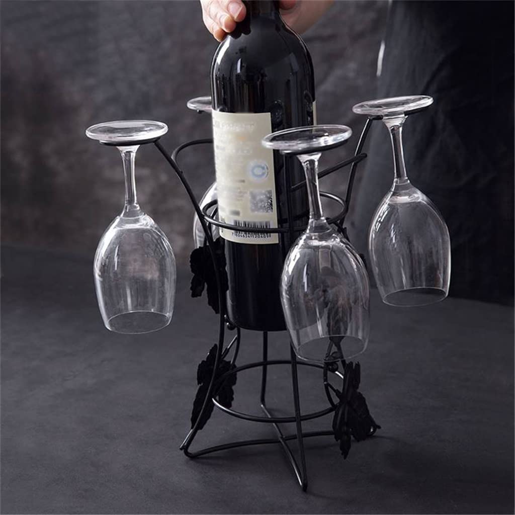 SIDUFHAOPKLL Wine Holder Glass 2 in 1 Party Display Stand Storage Rack Goblet Champagne Bar