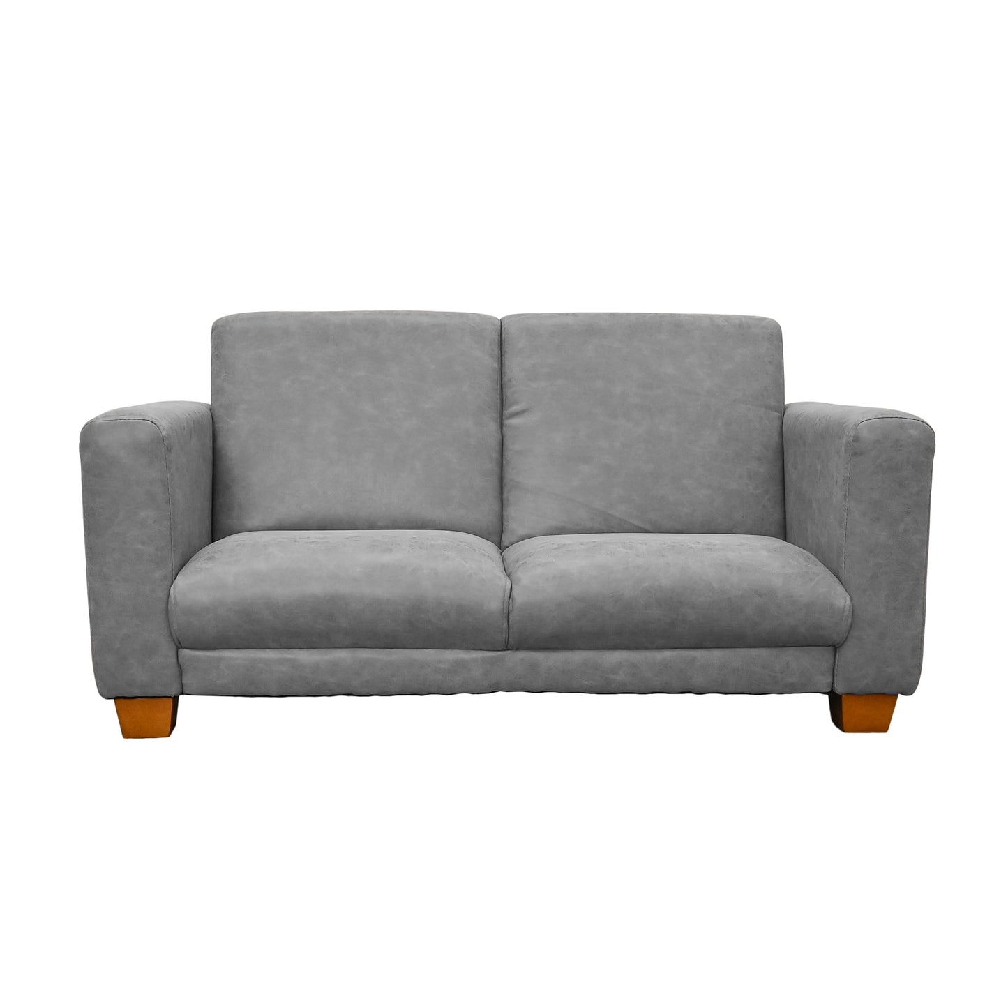 Children's Factory As We Grow Modern Kids Sofa, Flexible Seating for Classroom Elementary, Adjustible Kids Couch for Playrooms and Daycares, Faux Distressed Leather Gray