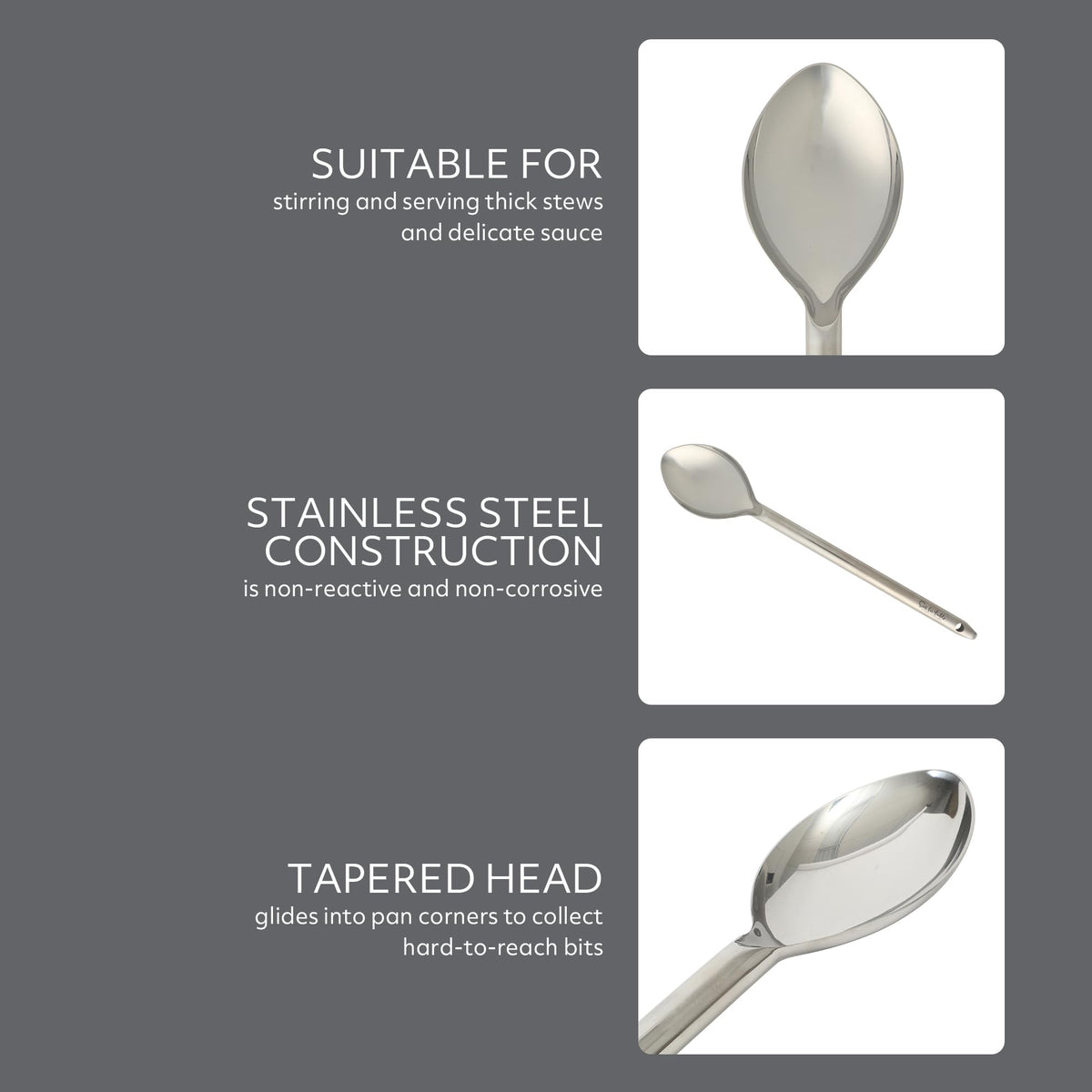 Sur La Table Kitchen Essential Steelhaus Stainless Steel Kitchen Spoon