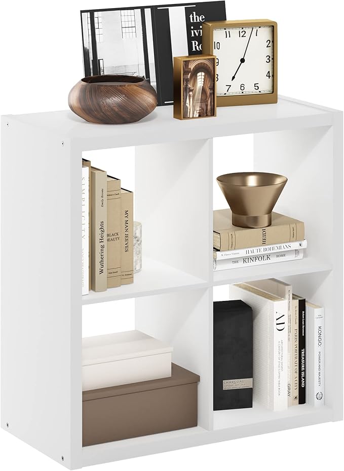 Furinno Cubicle Open Back Decorative Cube Storage Organizer