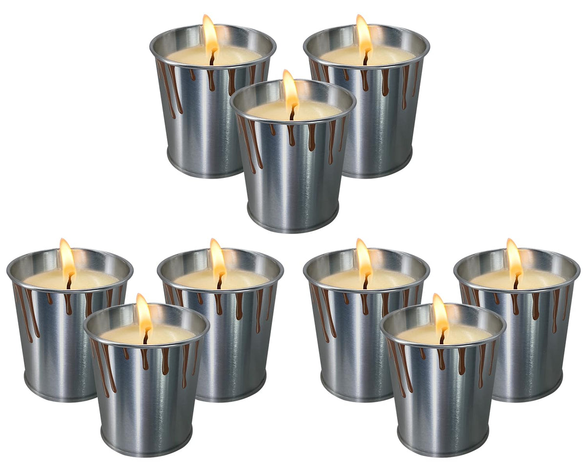 Outdoor Candles, Citronella Candles Outdoor, 9 Pack, Bulk Citronella Candle, for Patio Decor, Outside Table Decor, Camping Accessories