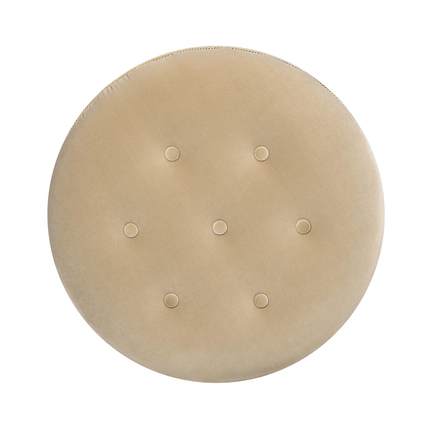 Jennifer Taylor Home Yolanda 24" Round Upholstered Accent Ottoman