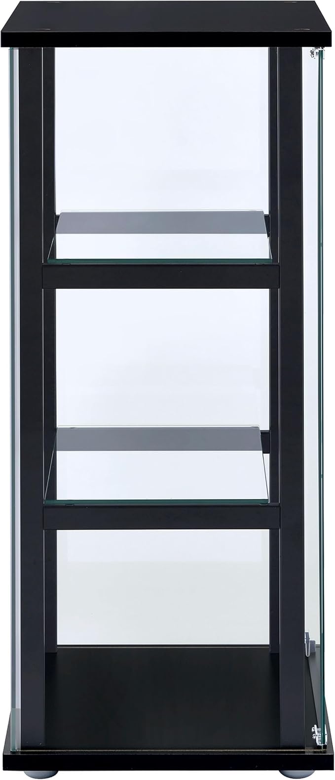 Coaster Home Furnishings Cyclamen 34-inch 3-Tier Clear Tempered Glass Curio