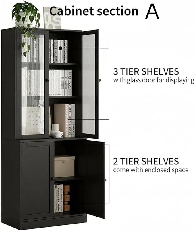 TUSY 71" TV Stand Storage Set
