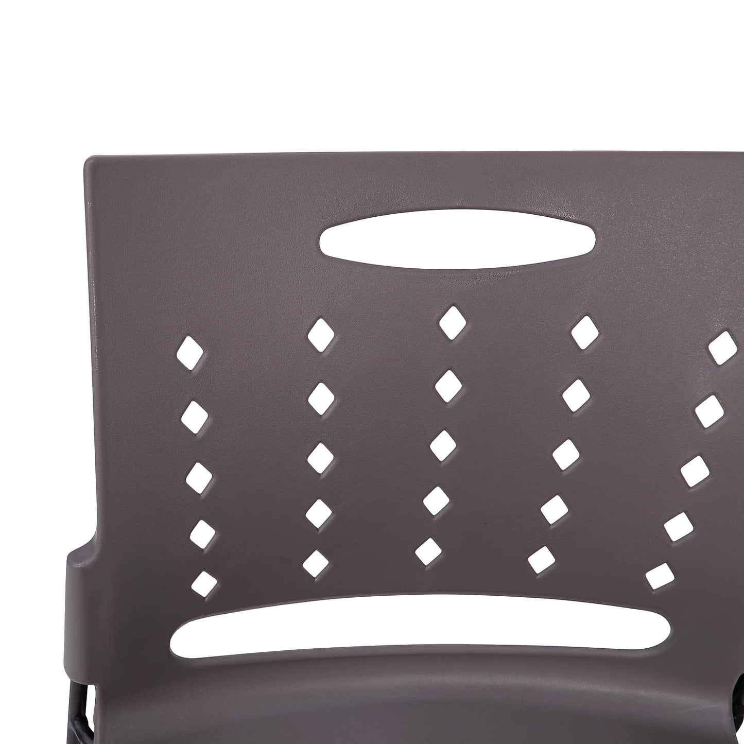 Flash Furniture HERCULES Series 881 lb. Capacity Gray Sled Base Stack Chairs with Air-Vent Back, Set of 5