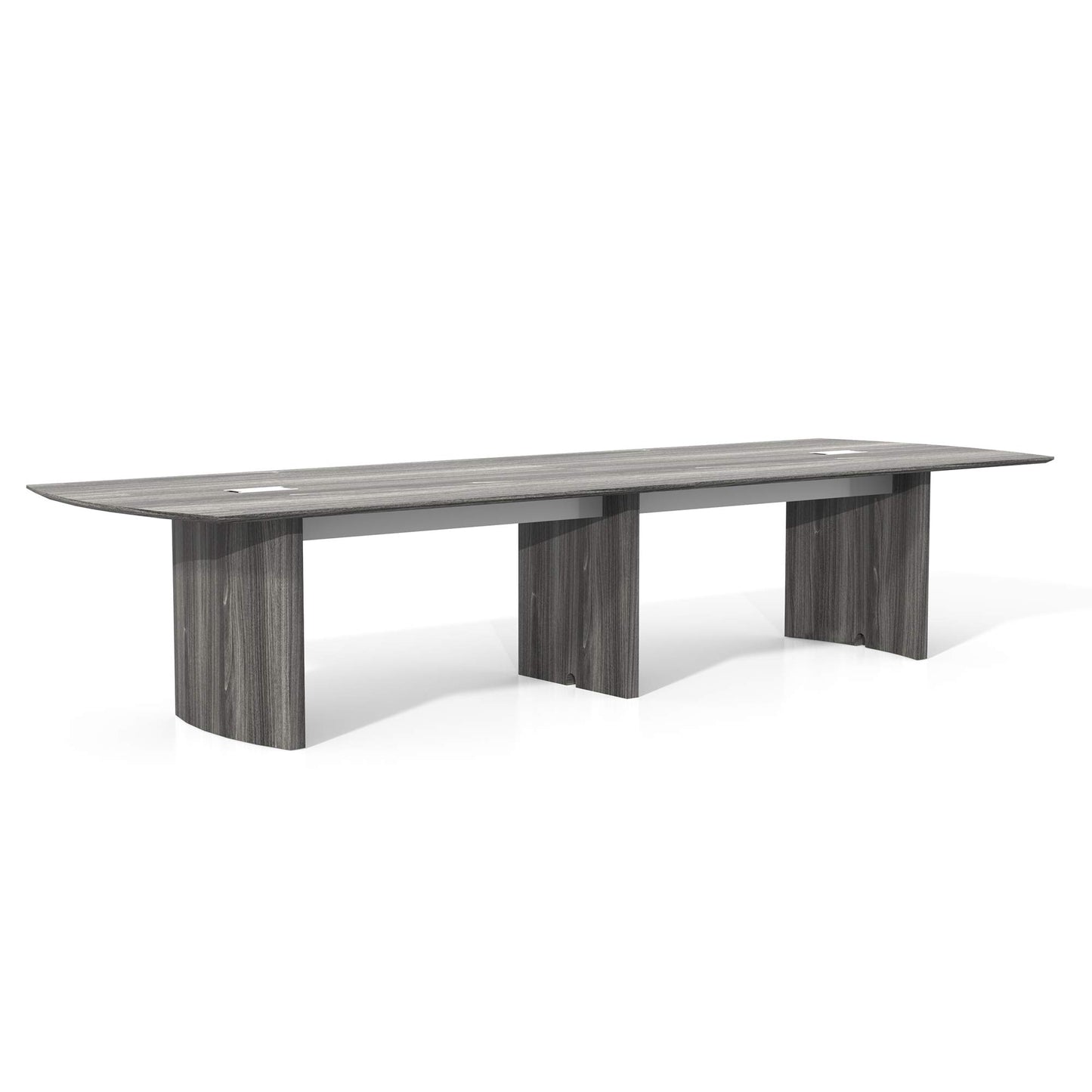 Safco Medina Table, 12', Gray Steel