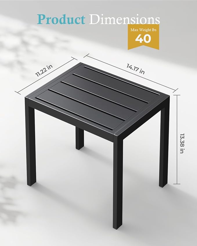 Ciokea Foldable Outdoor Lounge Chair Set of 2