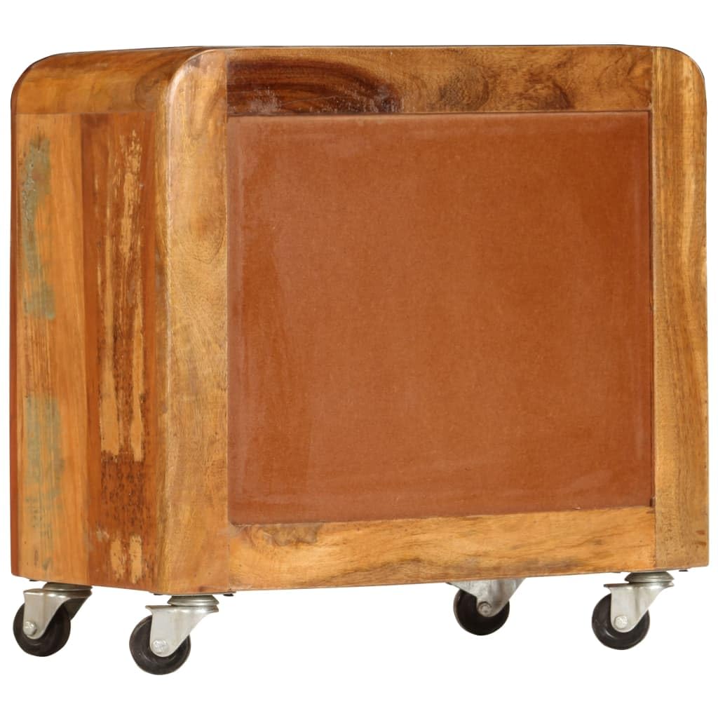 Side tables for living room Side tables for bedroom Bedroom storage Side tables for sofa Small tables for farmhouse Side tables for storage Bedside Cabinet 19.7"x11.8"x19.7" Solid Reclaimed Wood