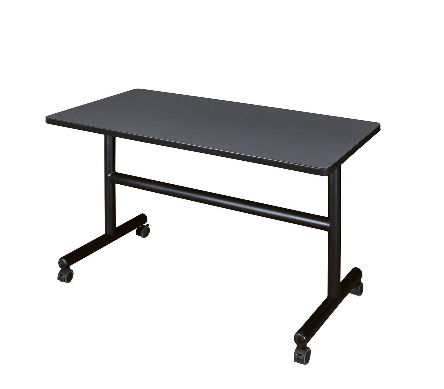 Kobe 48" Flip Top Mobile Training Table- Grey
