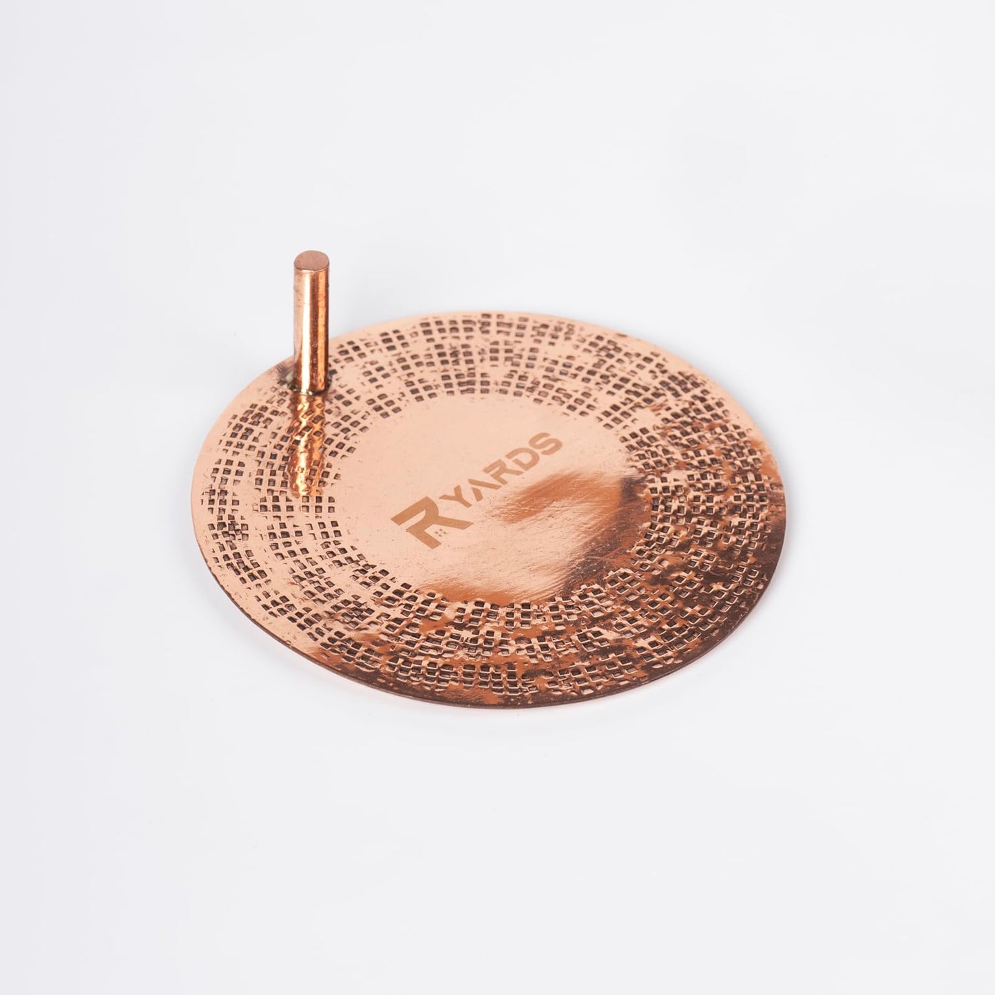 Copper Coasters Set of 4 with Holder - Premium Handmade Drink Coasters for Home & Bar - Elegant Copper Gift Set for Housewarming, Wedding, or Office