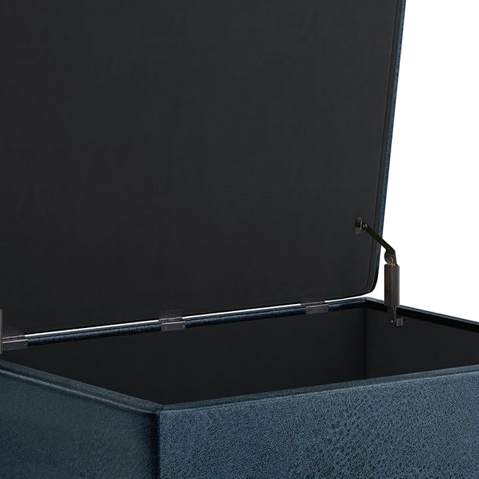 SIMPLIHOME Owen Coffee Table Storage Ottoman