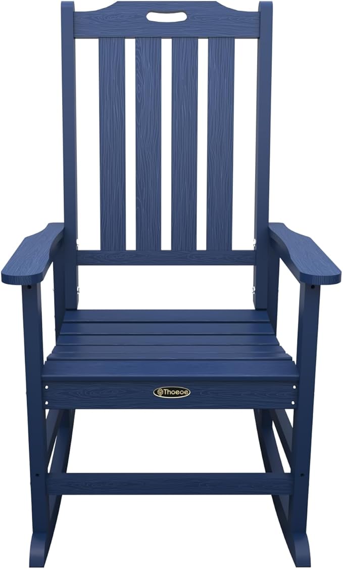 THOEOE Oversized Rocking Chair Set of 2, Outdoor Rocking Chair