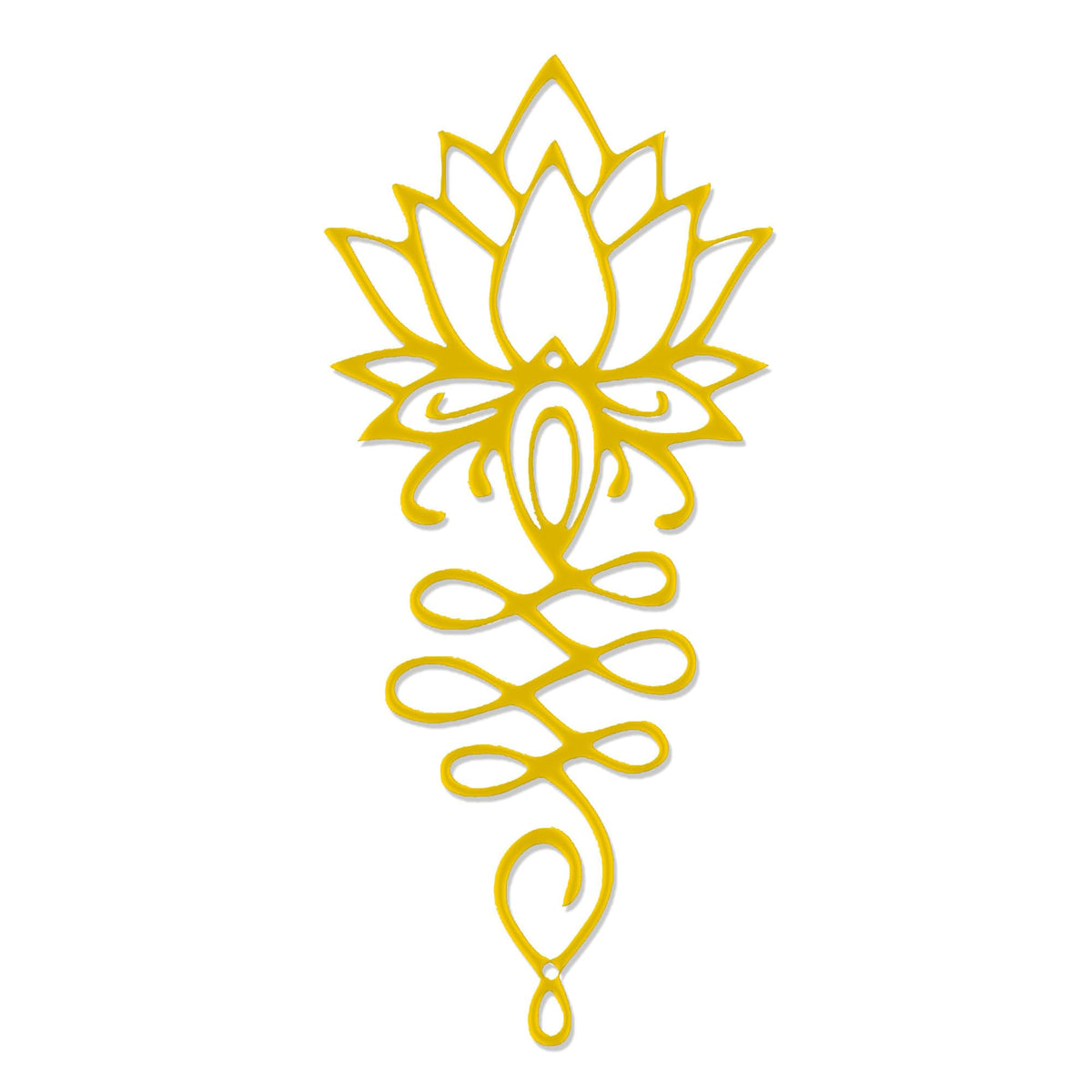 Xedatric Lotus Flower Wall Decor – Gold Metal Yoga Wall Art with Lotus Design, Spiritual Home Décor Sculpture for Meditation Spaces, Living Room, Bedroom, Office
