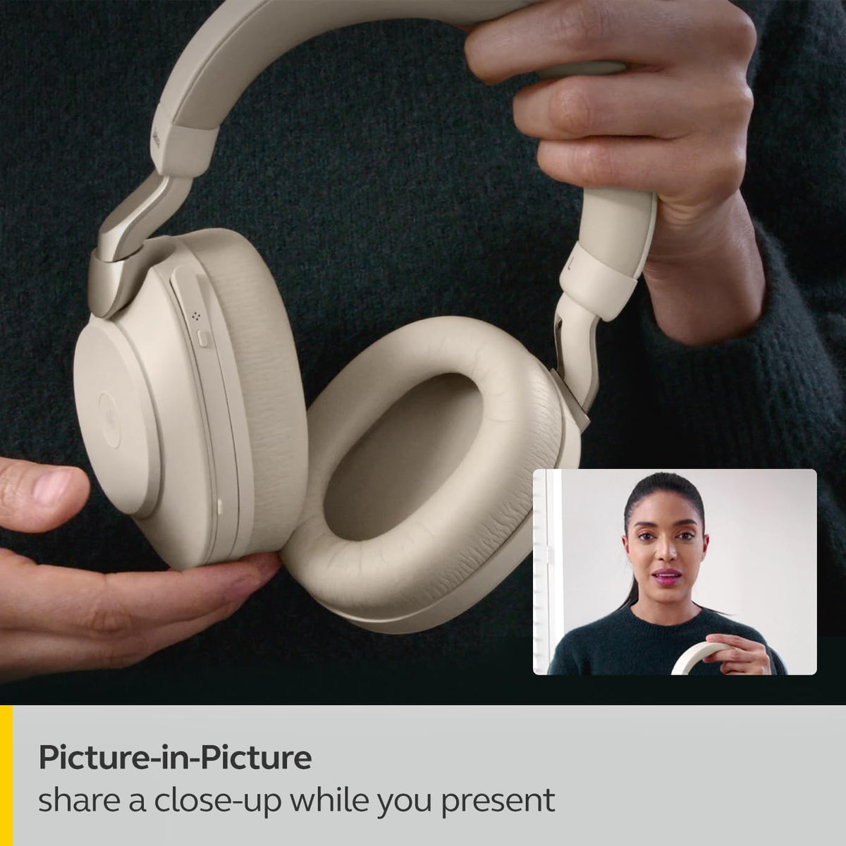 Jabra PanaCast 20 Conferencing Camera - Flexible Plug & Play Personal Video Solution Computer Webcam with AI-Powered 4K Ultra-HD, Intelligent Zoom, and Lighting Optimization - Black