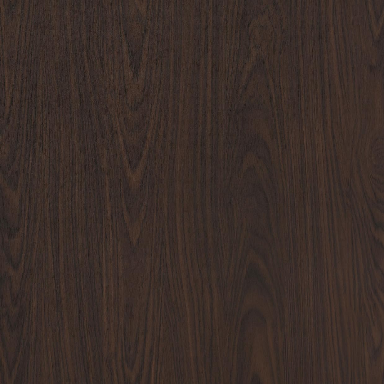 BAYYA Dark Brown Walnut Wood Grain Paper Waterproof Peel and Stick Wallpaper Black Walnut Decorative Furniture Sticker for Kitchen Cabinet Door Table Floor Shelf Drawer Liner Self-Adhesive Film
