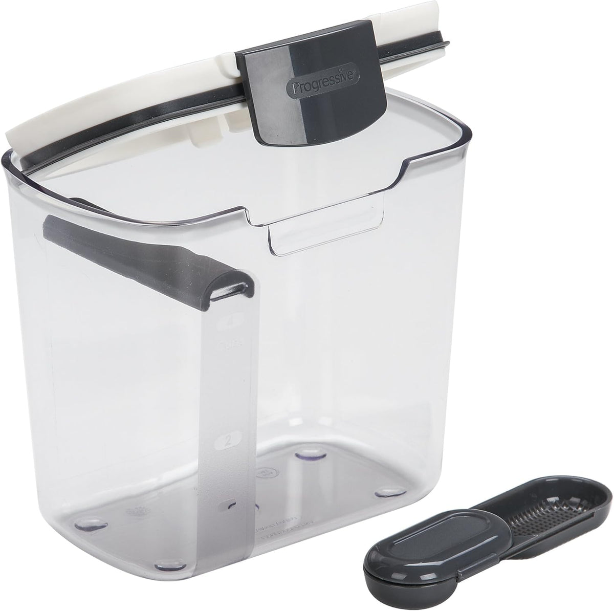 ProKeeper 1 Quart Airtight Powdered Sugar Storage Container – Grey, BPA-Free Plastic