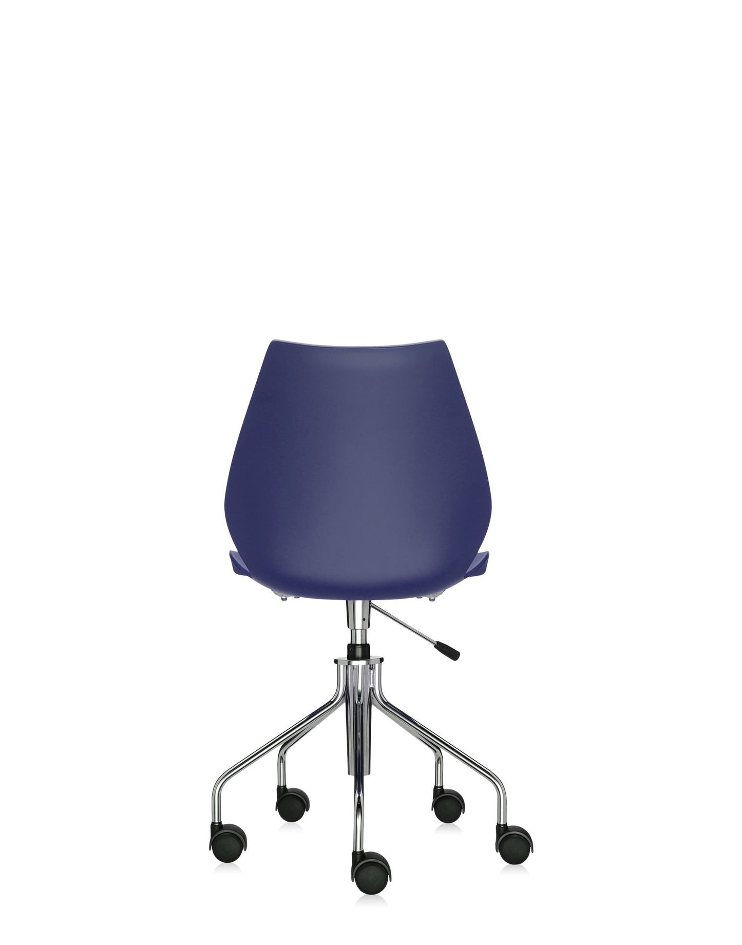 Kartell 2878/3M Maui Swivel Chair by Vico Magistretti, Pack of 1, Matte Navy Blue